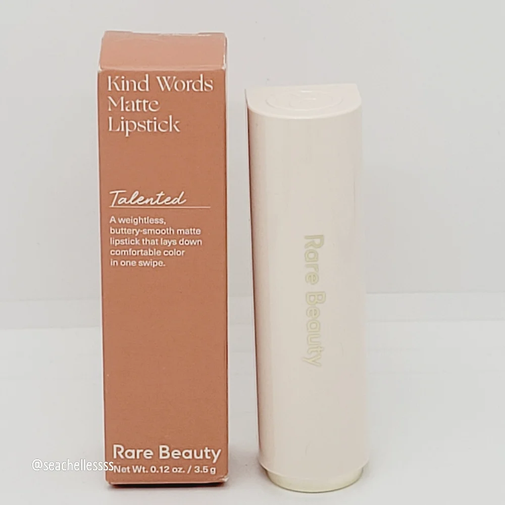 Rare Beauty Kind Words Matte Lipstick Talented Neutral Beige Brand New In Box